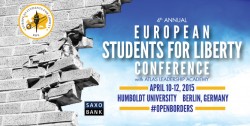 Konferencja: European Students For Liberty w Berlinie, 10-12 kwietnia